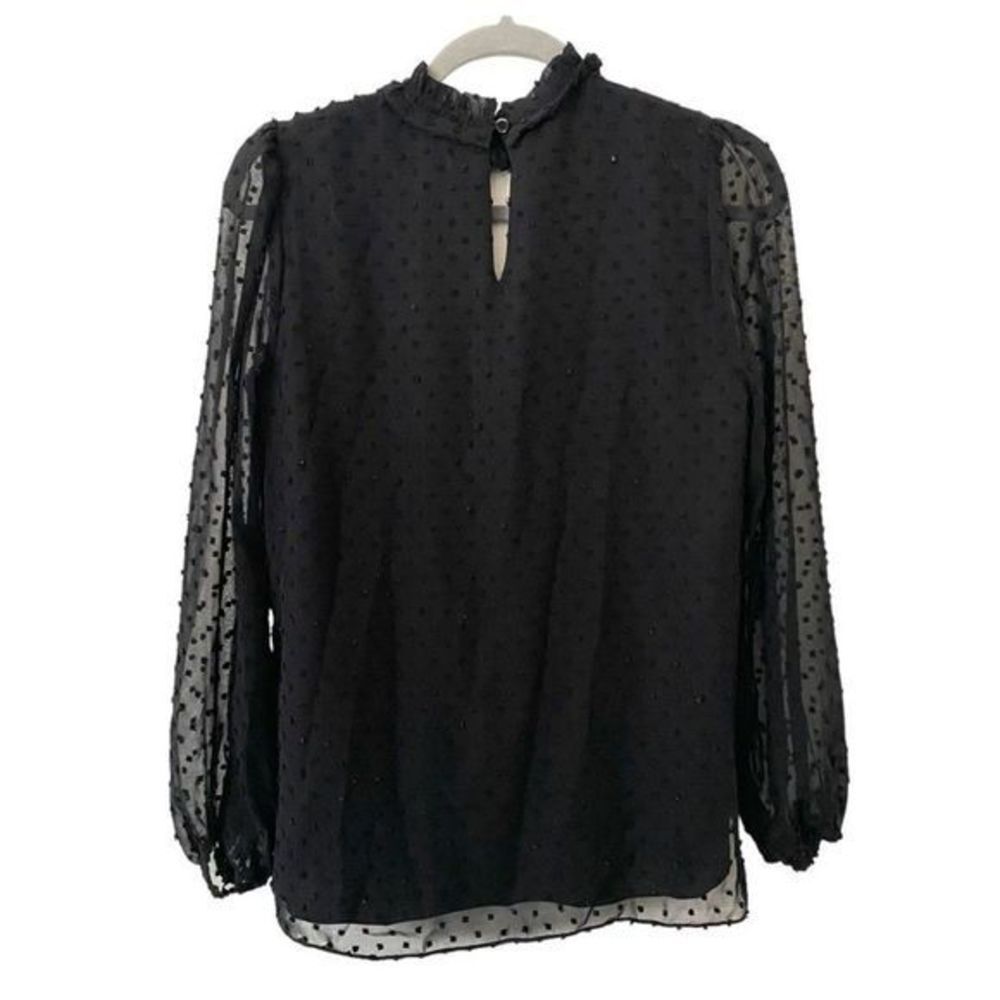 ‎WAVERLY GREY Dotted Cutout Blouse - Picture 3 of 4